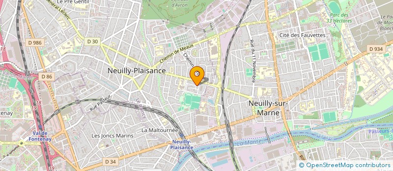 localisation de l'entreprise MADAME PATRICIA KOCWIEN  NEUILLY-PLAISANCE