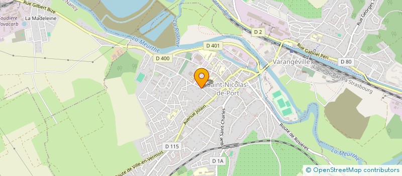 localisation de l'entreprise MADAME PATRICIA KOESSLER  SAINT-NICOLAS-DE-PORT