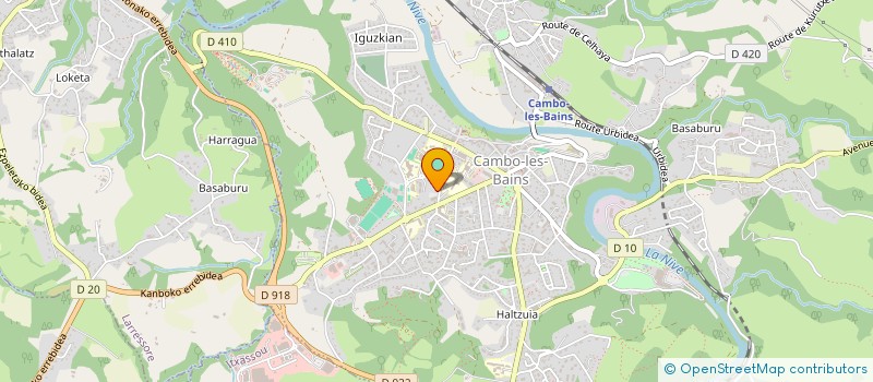 localisation de l'entreprise MADAME PATRICIA LACOMBE à CAMBO-LES-BAINS