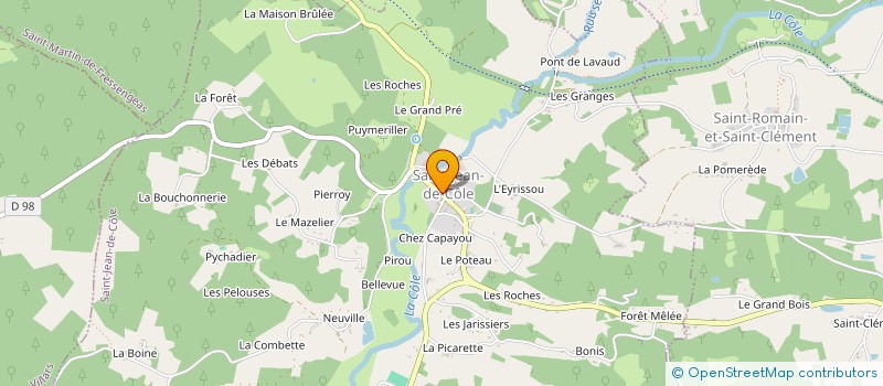localisation de l'entreprise MADAME PATRICIA LAE à SAINT-PAUL-LA-ROCHE