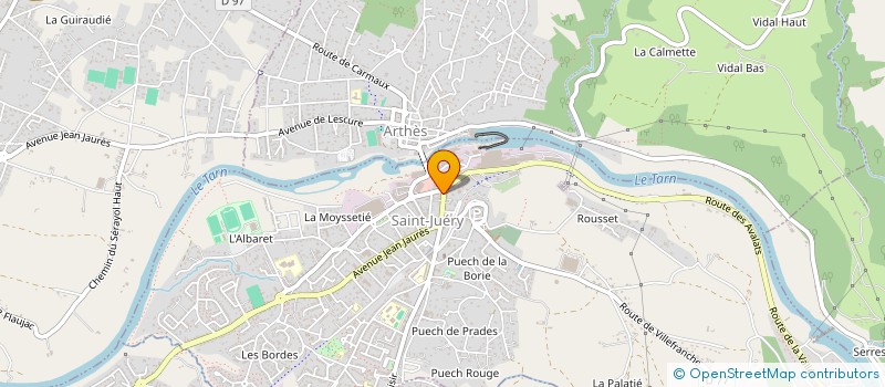 localisation de l'entreprise MADAME PATRICIA LAGARRIGUE  SAINT-JUERY