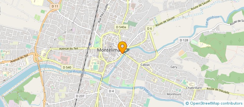 localisation de l'entreprise MADAME PATRICIA LAGOUY  MONTELIMAR