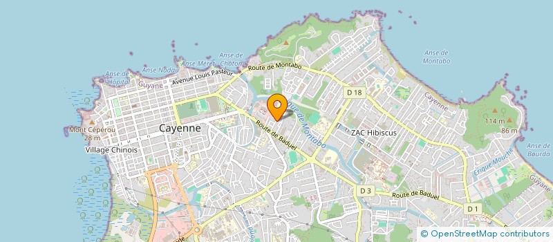 localisation de l'entreprise MADAME PATRICIA LAGRAND à CAYENNE