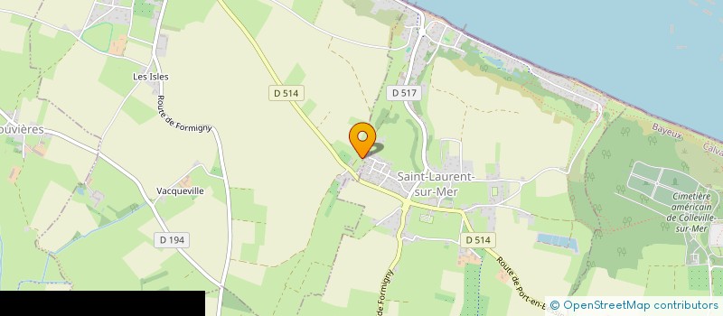 localisation de l'entreprise MADAME PATRICIA LAISNE  VIERVILLE-SUR-MER