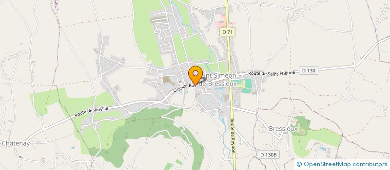 localisation de l'entreprise MADAME PATRICIA LAMBERT  SAINT-SIMEON-DE-BRESSIEUX