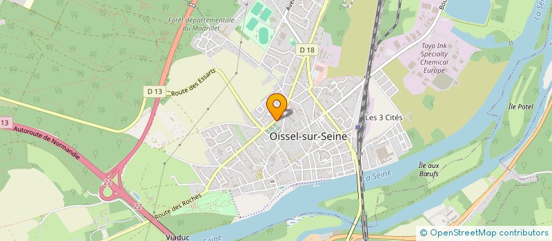 localisation de l'entreprise MADAME PATRICIA LAMBERT  OISSEL