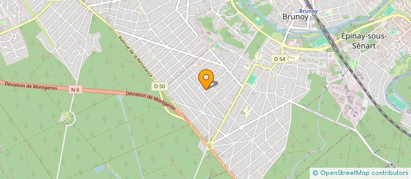 localisation de l'entreprise MADAME PATRICIA LAMBERT  BRUNOY