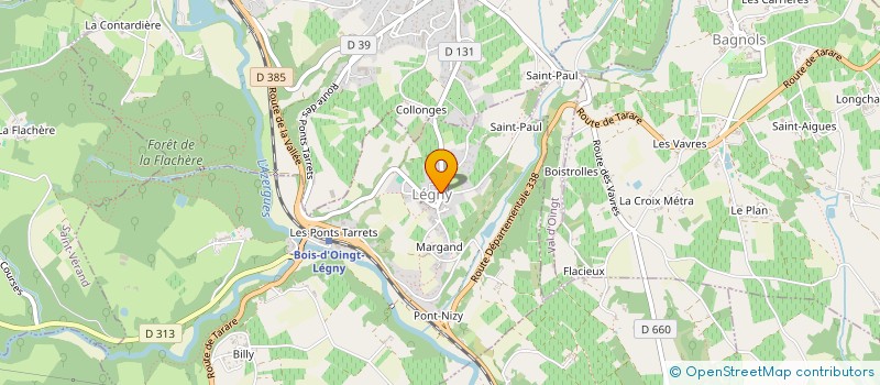 localisation de l'entreprise MADAME PATRICIA LAMBERT  LEGNY