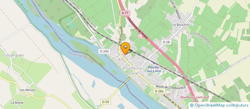 localisation de l'entreprise MADAME PATRICIA LAMY à TRACY-SUR-LOIRE
