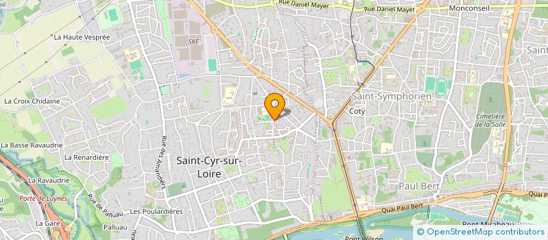 localisation de l'entreprise MADAME PATRICIA LANDAIS  SAINT-CYR-SUR-LOIRE