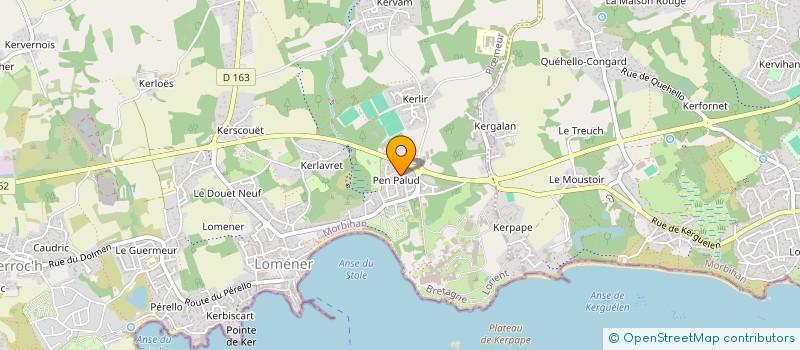 localisation de l'entreprise MADAME PATRICIA LANDOIS  PLOEMEUR