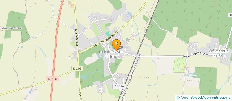 localisation de l'entreprise MADAME PATRICIA LANGLOIS  LA HOUSSAYE-EN-BRIE