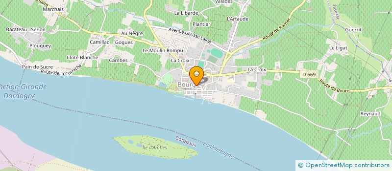 localisation de l'entreprise MADAME PATRICIA LAPLAGNE  PLASSAC