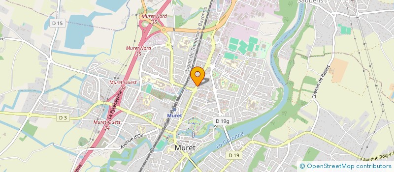 localisation de l'entreprise MADAME PATRICIA LAPORTE  MURET