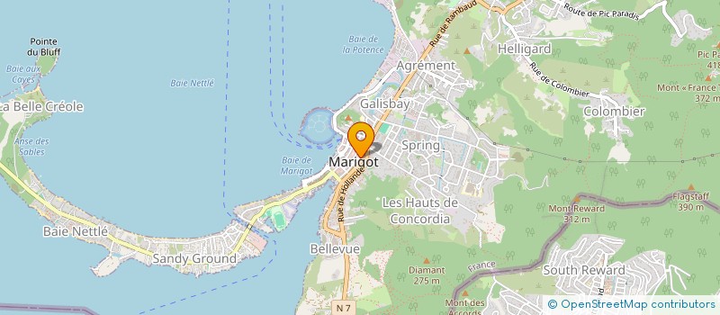 localisation de l'entreprise MADAME PATRICIA LARMONIE  SAINT MARTIN