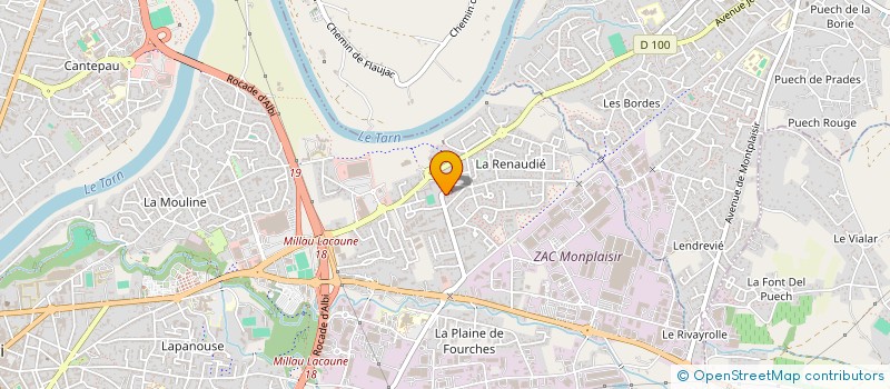 localisation de l'entreprise MADAME PATRICIA LARROQUE à ALBI