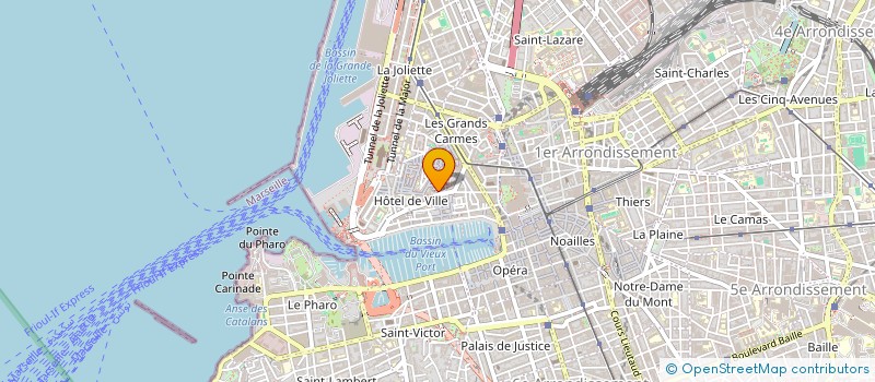 localisation de l'entreprise MADAME PATRICIA LATOUR à MARSEILLE