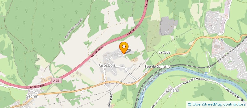 localisation de l'entreprise MADAME PATRICIA LAURENT  GROSBOIS