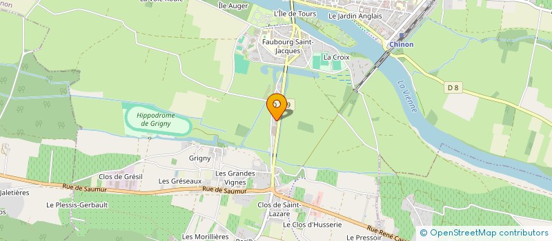 localisation de l'entreprise MADAME PATRICIA LAURENT  CHAMPIGNY-SUR-VEUDE