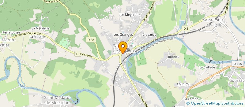localisation de l'entreprise MADAME PATRICIA LAURIERE à SAINT-FRONT-DE-PRADOUX