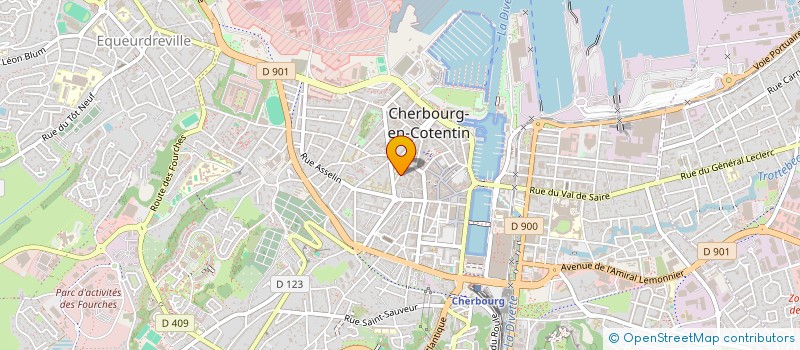 localisation de l'entreprise MADAME PATRICIA LE BECACHEL  CHERBOURG-EN-COTENTIN