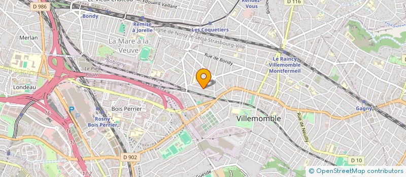 localisation de l'entreprise MADAME PATRICIA LE CALLENNEC  VILLEMOMBLE