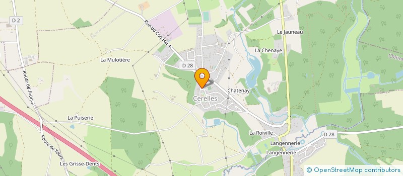 localisation de l'entreprise MADAME PATRICIA LE CHAMPION  CERELLES