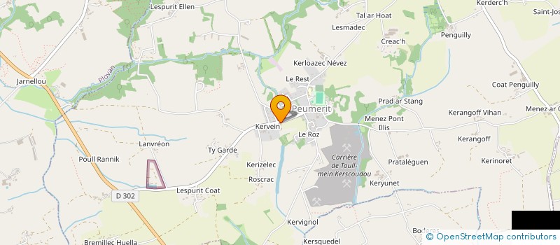 localisation de l'entreprise MADAME PATRICIA LE GOFF  PEUMERIT