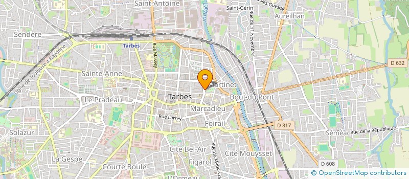 localisation de l'entreprise MADAME PATRICIA LE LOUER  BOUILH-PEREUILH