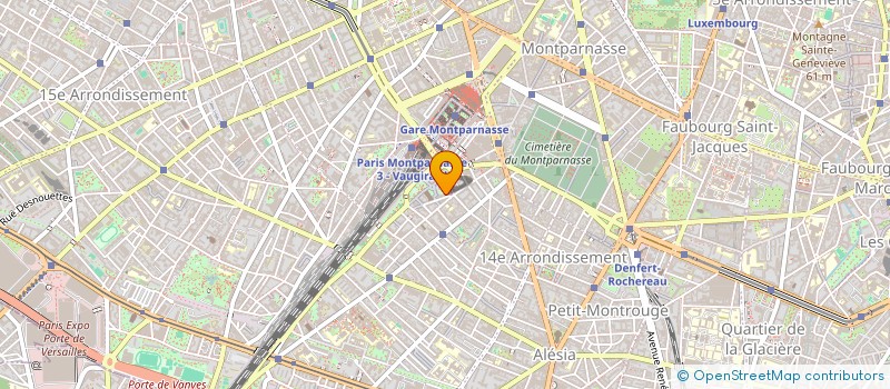 localisation de l'entreprise MADAME PATRICIA LE ROUX  PARIS