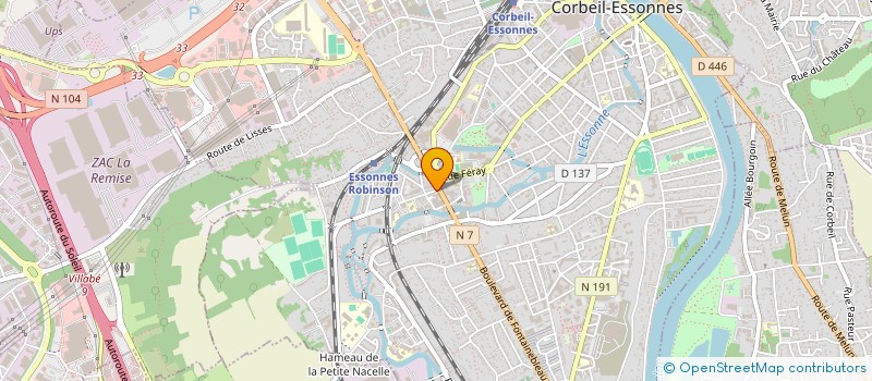 localisation de l'entreprise MADAME PATRICIA LEAL  CORBEIL-ESSONNES
