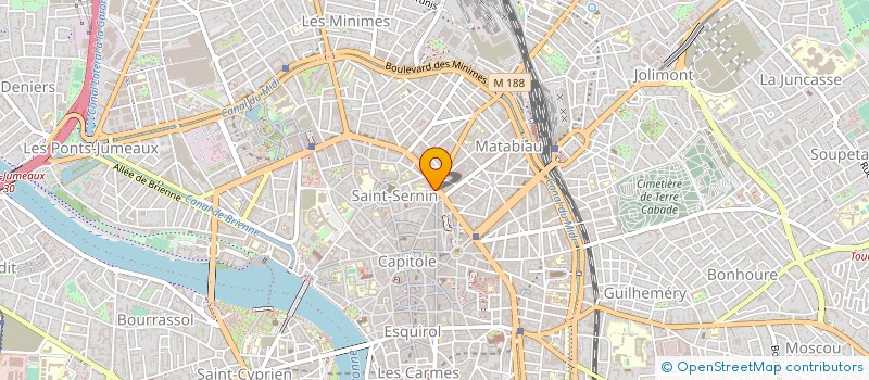 localisation de l'entreprise MADAME PATRICIA LEBBE à TOULOUSE