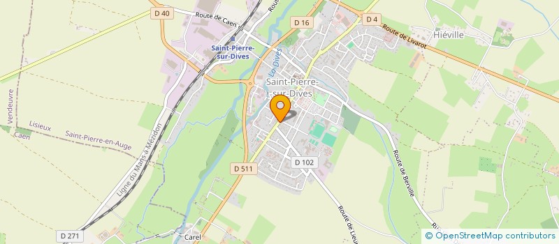 localisation de l'entreprise MADAME PATRICIA LEBRUN  SAINT-PIERRE-EN-AUGE