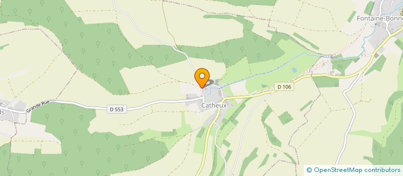 localisation de l'entreprise MADAME PATRICIA LECLERC  CATHEUX