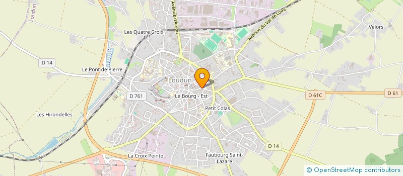 localisation de l'entreprise MADAME PATRICIA LECOCQ à LOUDUN