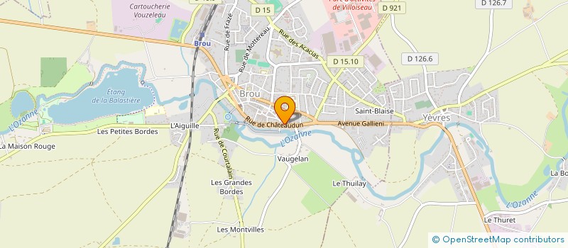 localisation de l'entreprise MADAME PATRICIA LECOMTE  BROU