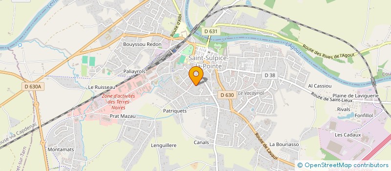 localisation de l'entreprise MADAME PATRICIA LECOMTE à SAINT-SULPICE-LA-POINTE