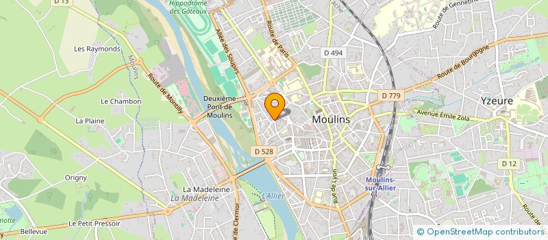 localisation de l'entreprise MADAME PATRICIA LECONTE  MOULINS