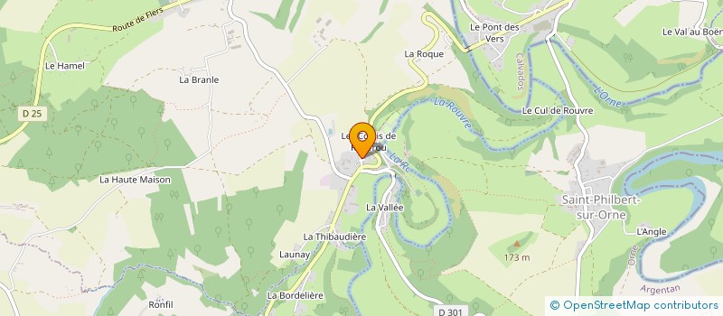 localisation de l'entreprise MADAME PATRICIA LECOUVREUR à ATHIS-VAL DE ROUVRE