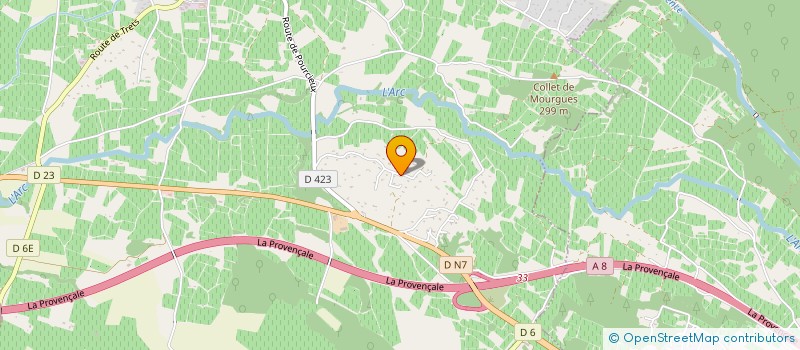 localisation de l'entreprise MADAME PATRICIA LEFEVRE à POURRIERES
