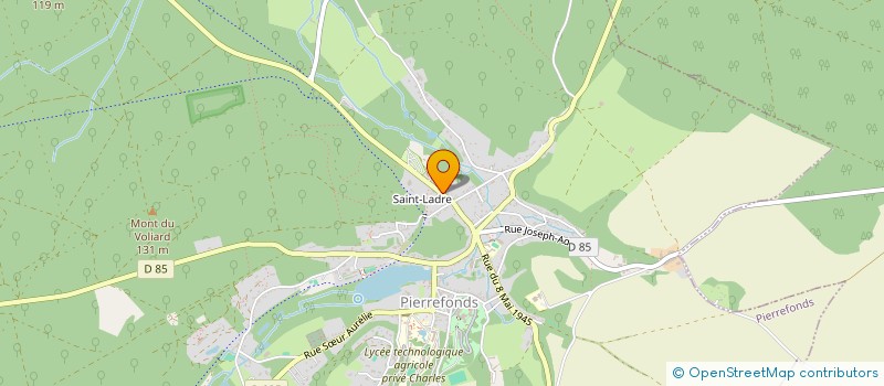 localisation de l'entreprise MADAME PATRICIA LEFRANC  PIERREFONDS