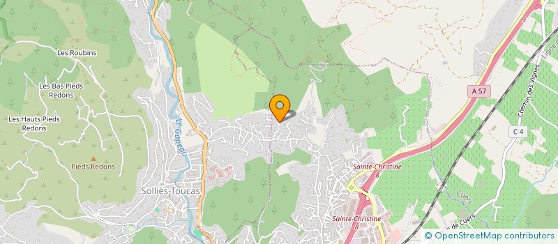 localisation de l'entreprise MADAME PATRICIA LEGER  SOLLIES-PONT