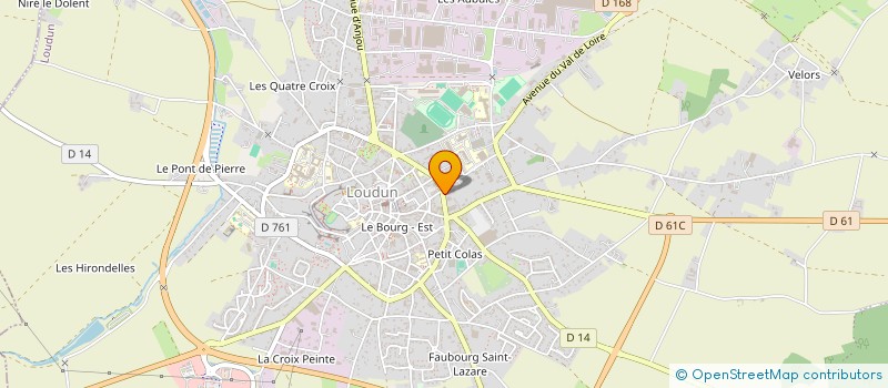 localisation de l'entreprise MADAME PATRICIA LEGOT  LOUDUN