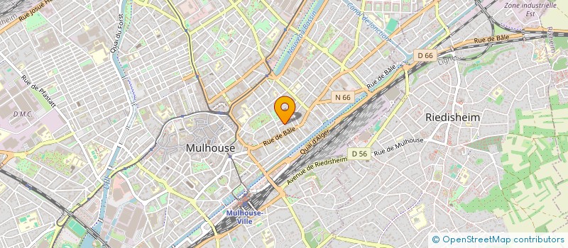 localisation de l'entreprise MADAME PATRICIA LEGOUGE  MULHOUSE