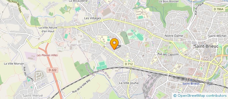 localisation de l'entreprise MADAME PATRICIA LEGROS à SAINT-BRIEUC