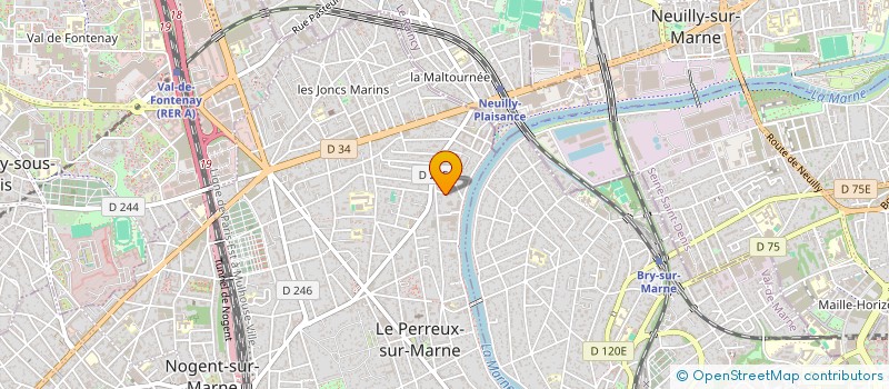 localisation de l'entreprise MADAME PATRICIA LEJEUNE ORTIZ à LE PERREUX-SUR-MARNE