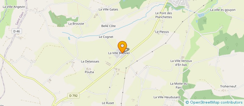 localisation de l'entreprise MADAME PATRICIA LEJOUR à LE MENE