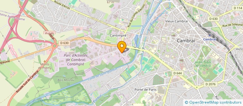 localisation de l'entreprise MADAME PATRICIA LEMAIRE  CAMBRAI