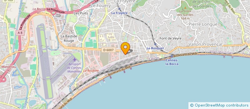 localisation de l'entreprise MADAME PATRICIA LEMARCHAND à CANNES