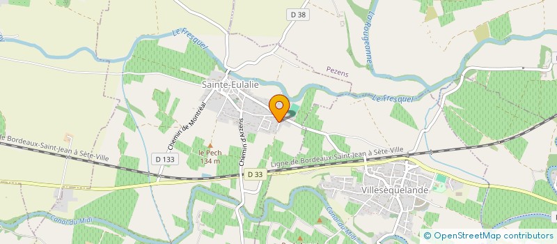 localisation de l'entreprise MADAME PATRICIA LENFANT  SAINTE-EULALIE